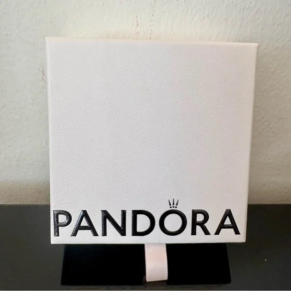 Pandora Silver Key Necklace with Red Heart Accent - Picture 7 of 7